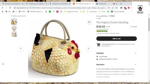 Gentleman Pirate Club | BlogPost Review: The Original Chicken Handbag | FB Live