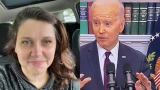 Fake Biden Mask Falling Off On Camera