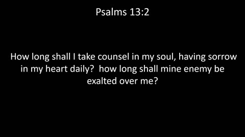 KJV Bible Psalms Chapter 13
