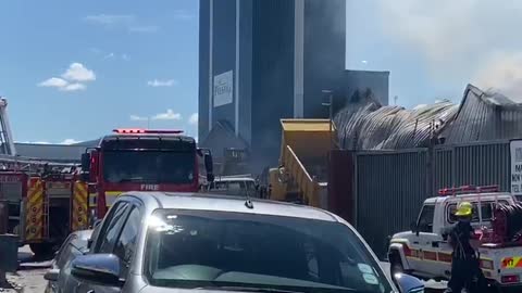 Fire rages at Parow factory
