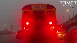 School bus being used by NGOs for migrants | Check Description