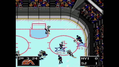 NHL '94 Franchise Mode 1988 Regular Season G6 - grimmace92 (NYI) at Len the Lengend (SJ)