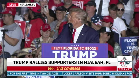 FULL SPEECH: President Donald J. Trump to hold a rally in Hialeah, Florida - 11/8/23