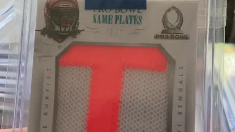 Vontaze Burfict autograph and game used Football card Collection