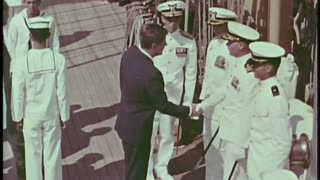 President Kennedy Visits the Coast Guard Barque Eagle