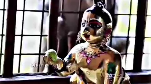 Monkey crying after met Lord krishna