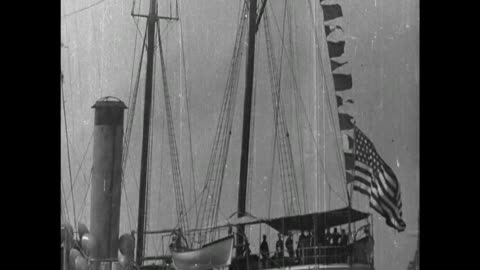 International Naval Review & Jamestown Exposition, Virginia (1907 Original Black & White Film)