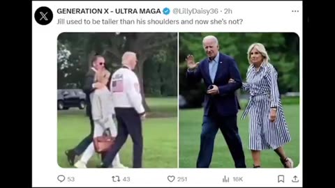Joe Biden before and after getting -L-O-N-G- covid!