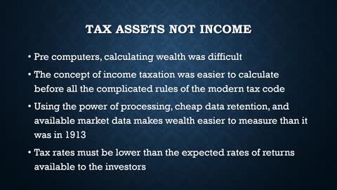 Tax the Rich - Why Conservatives Should Want to Tax the Wealthy not the Earners