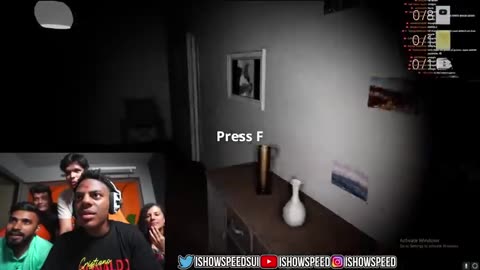 @IShowSpeed 🤣🤣SCREAMS playing MY HORROR GAME