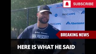 Dak Prescott Speaks Out On Walking Boot