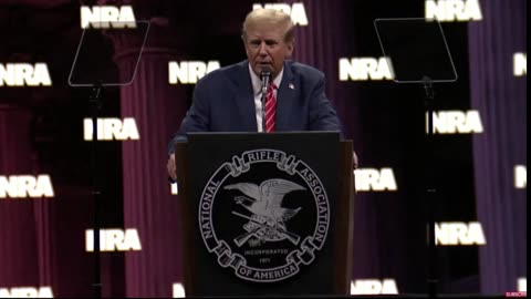 Donald Trump speaks at NRA rally in Texas