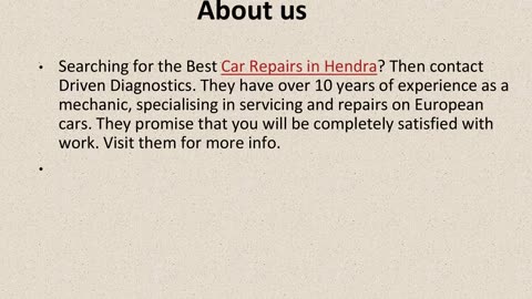 Get The Best Car Repairs in Hendra.