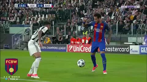 El cano de Neymar vs Alves