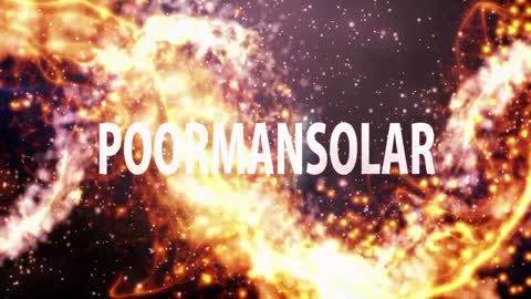 Poorman Solar (PMS) opener - flying particals