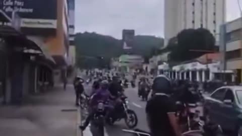 Thousands of Venezuelan Patriots Gathering on Motorcycles for Today’s Protest Against Maduro