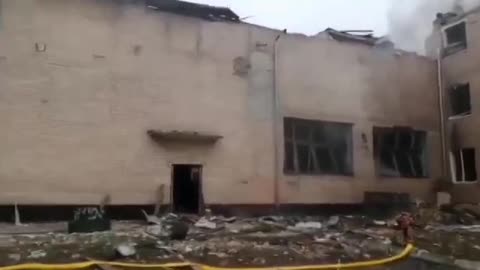 Explosion Rocks Military Facility near Kiev.