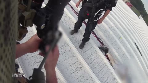 Shocking Bodycam Footage of Secret Service Responding to Trump Shooter on Roof Released