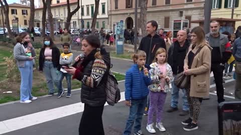 Corteo 13 Novembre 2021 a Livorno contro il Green Pass