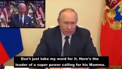 VLADIMIR PUTIN ADDRESSES TRUDEAU & BIDEN