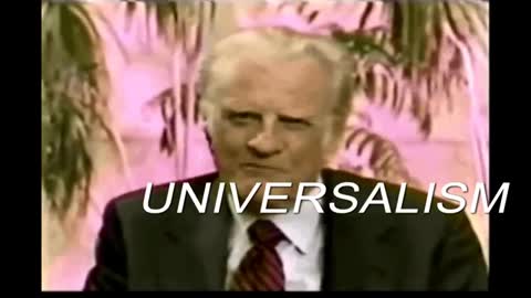 Ravi Zacharias friend of Billy Graham- Universalism- Eccumenicalism