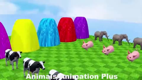 Cartoon.tiger.cow.rebbit.gorilla.hamster.dog.cat.vild animals crossing