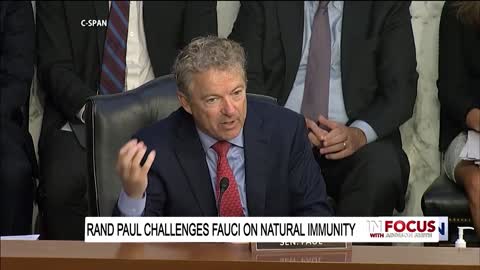 In Focus - Sen. Rand Paul DESTROYS Fauci in Senate Hearing By Using His Own Words