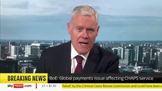 A "global payments issue" has hit the Bank of England's CHAPS service.