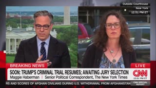 CNN-NY Times Maggie Haberman Accuses Trump: 'Appears to Be Sleeping' In Court