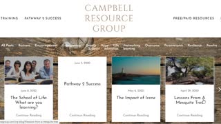Campbell Resource Group Website Walk Through