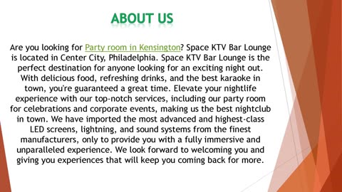 Are you looking for Party room in Kensington?