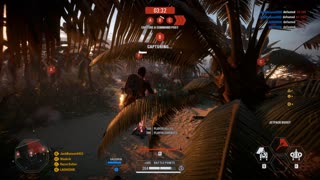 Star Wars Battlefront 2: Instant Action Co-Op Mission (Attack) Rebel Alliance Scarif Gameplay