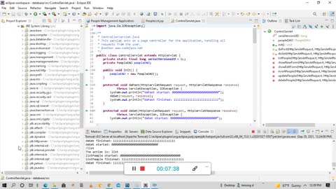 Running MYSQL Database in Eclipse IDE and explanation of files