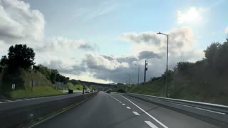 Drive Nordeste to Ponta Delgada Airport PDL / Sao Miguel Azores Portugal - 02.10.2023 #drive