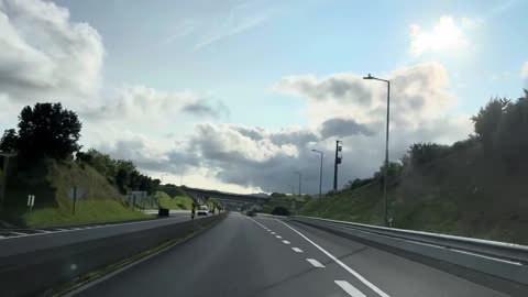 Drive Nordeste to Ponta Delgada Airport PDL / Sao Miguel Azores Portugal - 02.10.2023 #drive