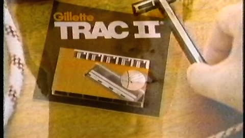 Gillette Trac II Razor 1986 "The Essence of Shaving" Canadian TV Ad