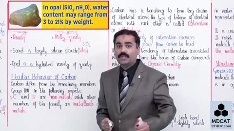 LEC#10 COMMON PROPERTIES OF IVA ELEMENTS, OXIDES OF C