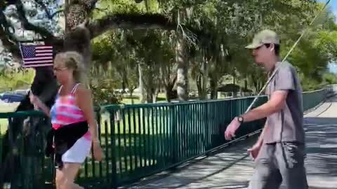 American Flag Walk March 5, 2022 - Vero Beach, FL - *We walk Barber Bridge every Saturday 10 am*