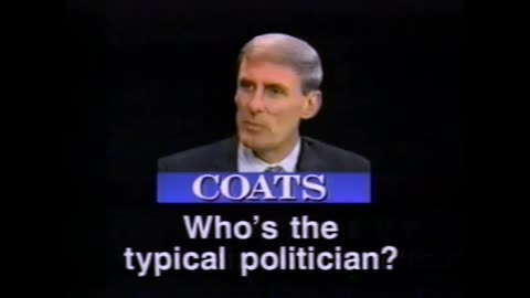 September 25, 1992 - Anti-Dan Coats Campaign Ad