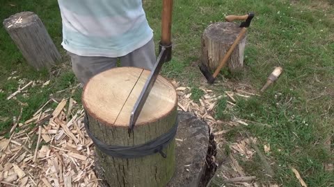 Making Roof Shingles With Hand Tools