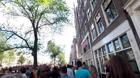 Canal Pride 5. Amsterdam Nederland's Gay LGBTQIA+Pride 2017 Amsterdam
