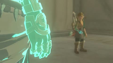 Link Returns to the Temple of Time and opens the door (cutscene)