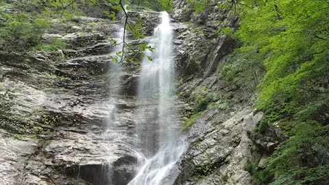 Hear the cool sound of the waterfall