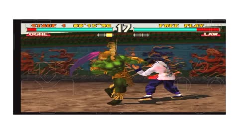 Tekken 3 ogre vs law fight