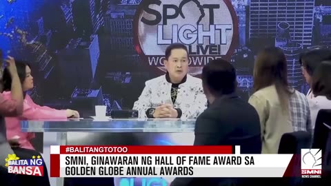 SMNI, ginawaran ng Hall of Fame Award sa Golden Globe Annual Awards