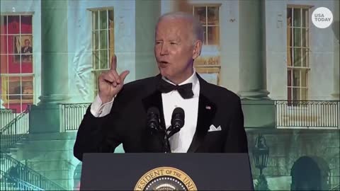 Joe Biden roasts Donald Trump and himself at Correspondents' Dinner | USA TODAY