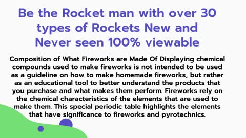 WHAT FIREWORKS ARE MADE OF | Intergalactic Fireworks