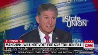 Sen Manchin BLASTS Schumer For $3.5 Trillion Bill: "Something's Not Matching Up"