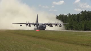 C 130 take off ,brutal