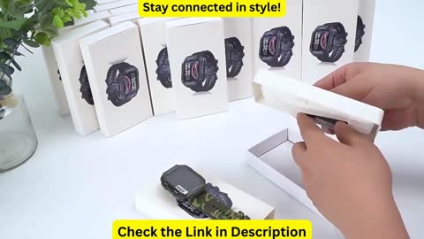 Stay connected in style! LIGE Smart Watch For Men Bluetooth Full Touch Screen